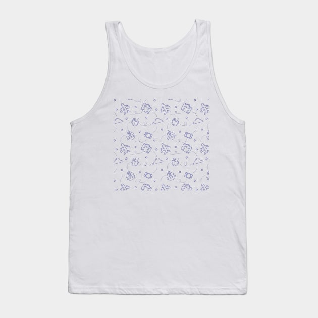 traveling doodle Tank Top by salimax